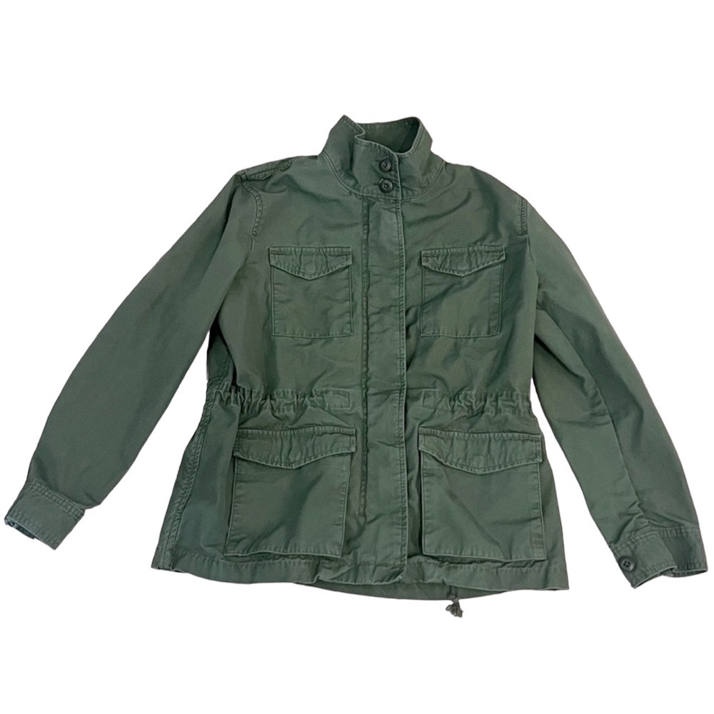 Levi's Women's Green Military Utility Jacket, Size M Gem